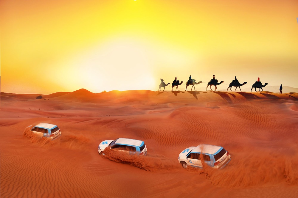 UAE desert safari and dunes